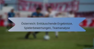 Österreich: Enttäuschende Ergebnisse, Spielerbewertungen, Teamanalyse
