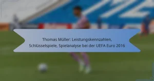 Thomas Müller: Leistungskennzahlen, Schlüsselspiele, Spielanalyse bei der UEFA Euro 2016